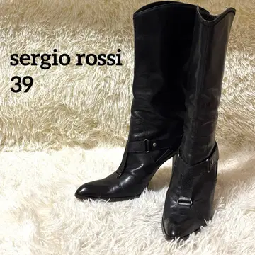[ 새상품급 ] sergio rossi 세르지오로시 롱 부츠 미들 39