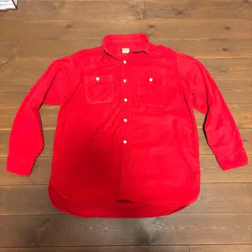 60s WINTER KING 빨간색 셔츠