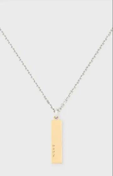 폴스미스 트위스트 디자인 목걸이