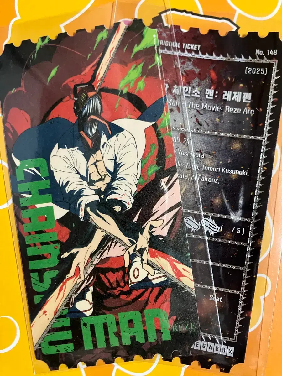 Chainsaw Man Original Ticket OT Sell