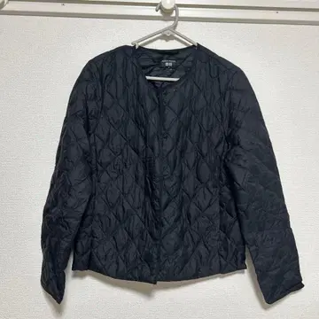 UNIQLO 블랙 퀼팅 자켓 M