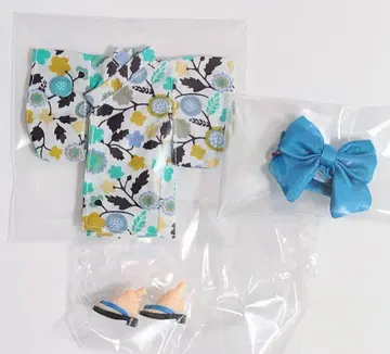 넨도로이드돌 의상 세트 유카타 (하늘색) [미사용]