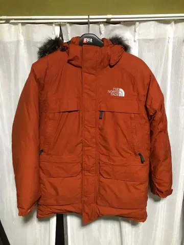 THE NORTH FACE 오렌지 다운 자켓