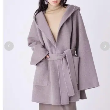 미라 오웬 하프 기장 판초풍 리버 코트