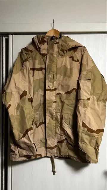 [ us army ] 데저트 카모 콜드 웨더 후드티 m/r 나일론 원단