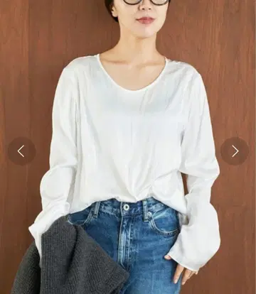 [ R'IAM ] 새틴 블라우스