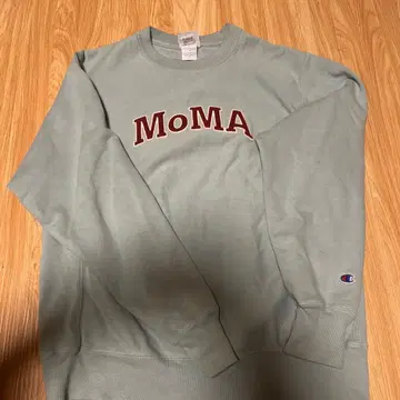Champion MoMA 로고 크루넥 맨투맨