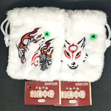 카미오로시 후와후와 복조리 자수 아마테라스 옆얼굴 아마테라스