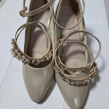 RANDA 7WAY 펌프스 라이트 골드