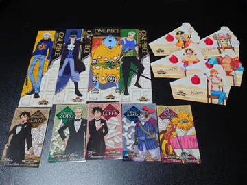 원피스 화이트데이 캠페인 책갈피 스티커 외 14장 세트