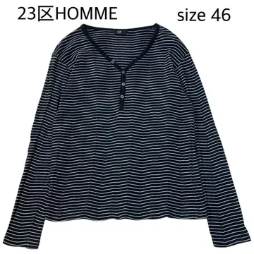 [ men's 46 ] 23구 HOMME 보더 티셔츠 니트