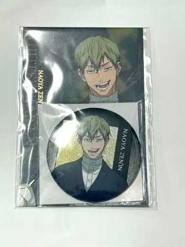 영화 주술회전 젠인 나오야 캔뱃지 엽서 무비치케 번들 굿즈