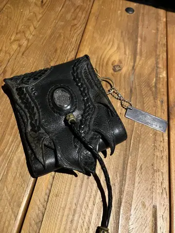 KMRii 케리 접이식 지갑 WC-DRUZY BLACK Y2K