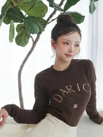 DARCH 로고 니트탑