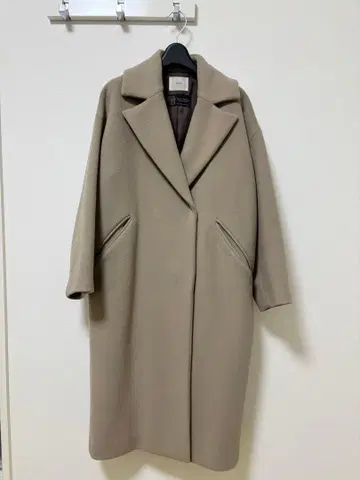 새상품급 IENA manteco 체스터 코트 그레이지 36