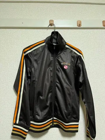 adidas 구제 의류 스트라이프 브라운 저지 M