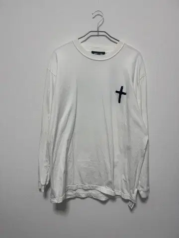 WIND AND SEA 화이트 긴팔 티셔츠