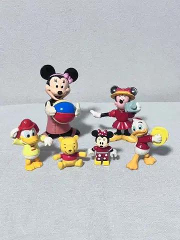 디즈니 피규어 세트 6체