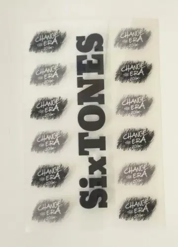 [정품] SixTONES 첸에라 응원봉 시트 (G173)