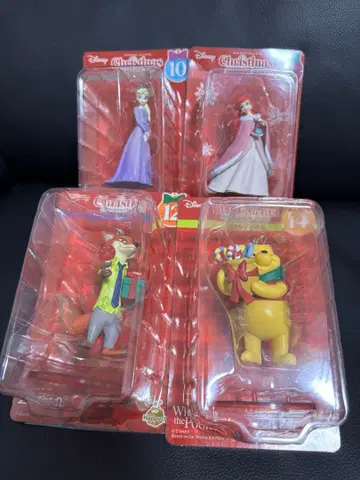 해피 복권 디즈니 크리스마스 오너먼트 아리엘 엘사 닉