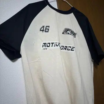 MOTIVFORCE 46 티셔츠 베이지/블랙