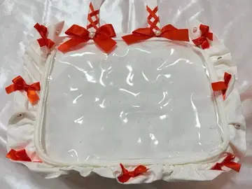 A4 프릴 디자인 이타백 오렌지 자카마트