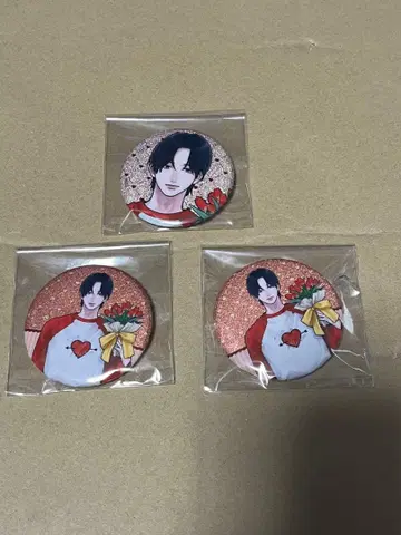 유비사키토 코이코이 팝업 캔뱃지 이츠오미 3종 세트