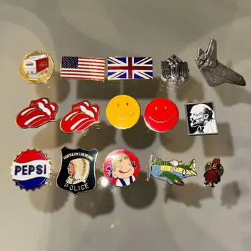 빈티지 핑배지 모음 15점