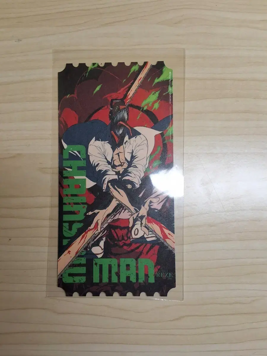 Chainsaw Man Original Ticket