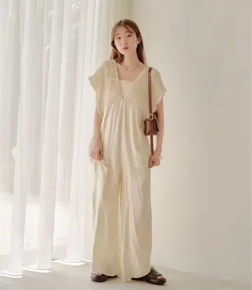 Kastane 개더 올인원 아이보리 사이즈 1