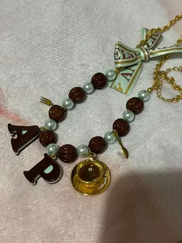 Angelic Pretty 멜티 초콜릿 목걸이 초코 x 민트