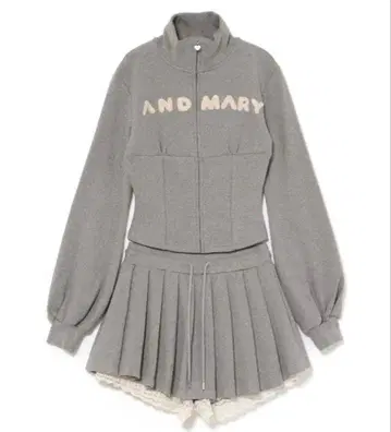 andmary Lace logo set up gray