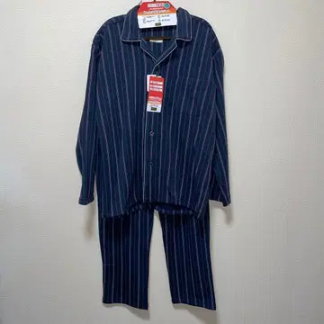 새상품 남성용 파자마 속기모 파이버 히트 보습 발열 항균 방취 L