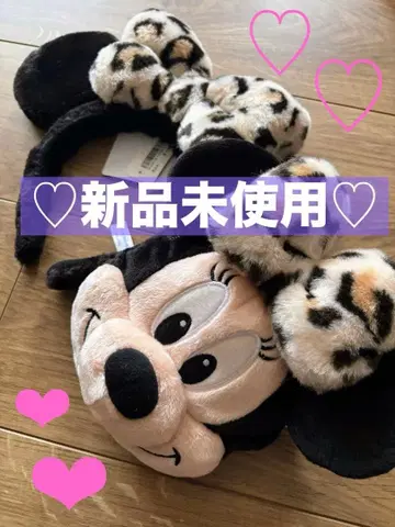 디즈니 레오파드 무늬 레오파드 미니 머리띠 숄더백 세트