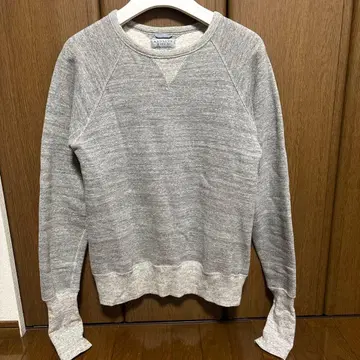 KENNETH FIELD 래글런 슬리브 맨투맨 헤더 그레이