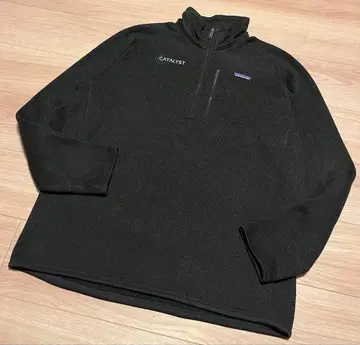 Patagonia 베터 스웨터 하프 지퍼 기업 로고 자수 남성용 L