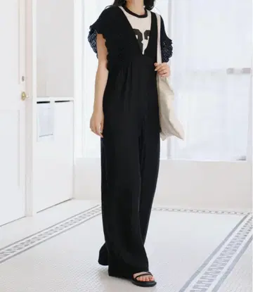 Kastane 개더 올인원 블랙 사이즈0