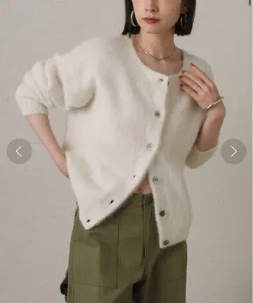 라운지 드레스 캐시미어 가디건