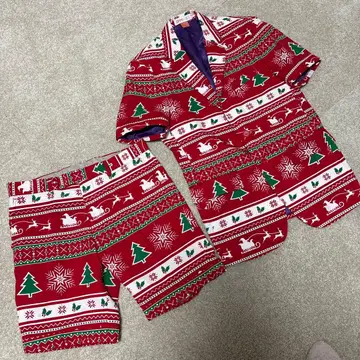 Oppo Suits 크리스마스 패턴 빨간색 수트