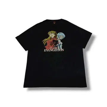 90s NEON GENESIS EVANGELION 아스카&아야나미 T셔츠