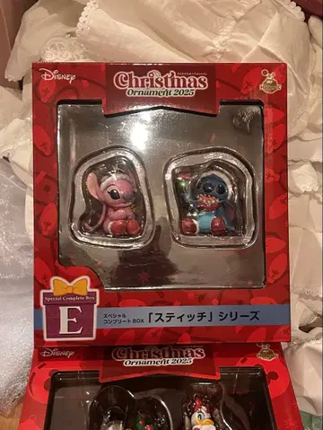 디즈니 크리스마스 오너먼트 2025 스티치와 엔젤