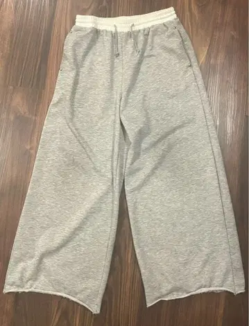 wide sweat pants remake