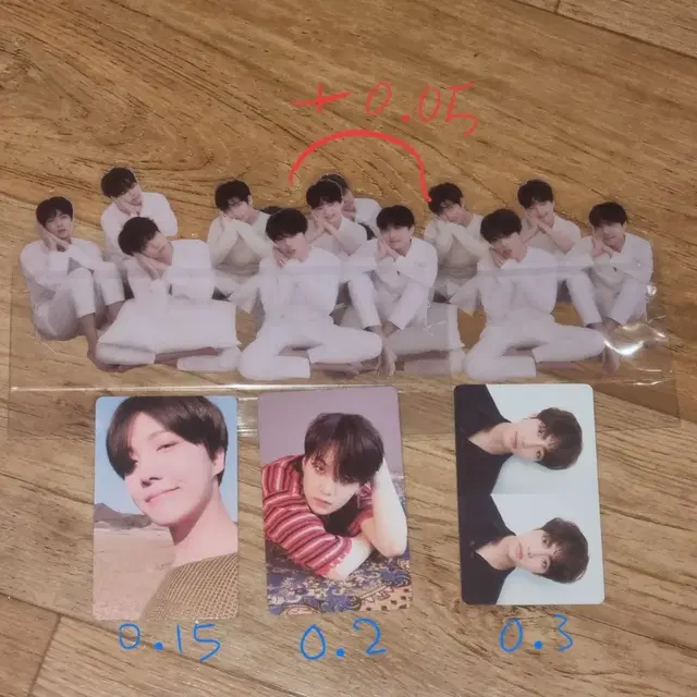 방탄소년단 러브유어셀프 포토카드 (태형, 제이홉, 슈가)