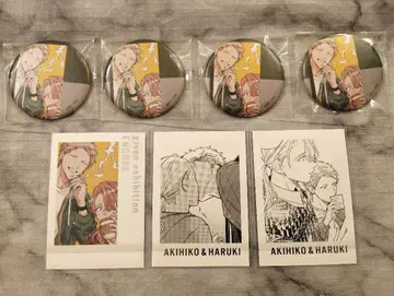 기븐 전시회 특전 캔뱃지 캐릭터 배지 컬렉션 파샤코레 아키히코 하루키