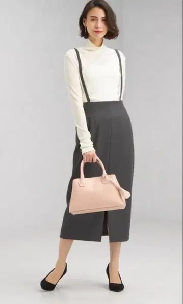 그린 레이블 릴랙싱 서스펜더 타이 스커트