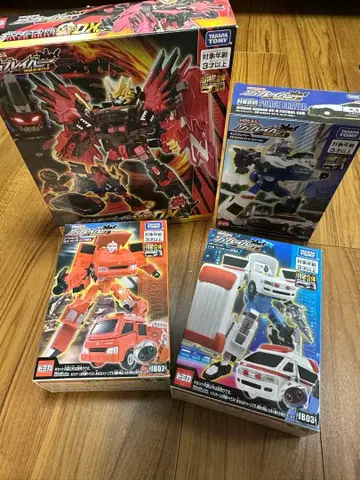 토미카 히어로즈 조브레이버 소방차 순찰차 구급차