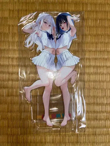 mignon 시로&딸기 양면 아크릴 스탠드