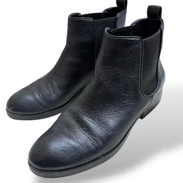 콜한 사이드 고어 부츠 23.5 블랙 가죽 W06488