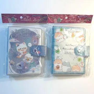 쿠리아 키라키라 씰 바인더 하무하무 햄짱 햄스터 그린