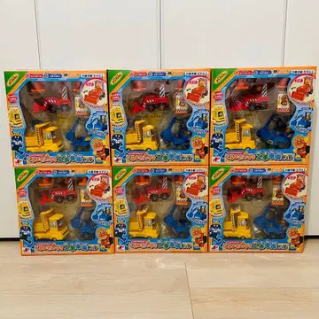 호빵맨 자동차 놀이 공사 차량 세트 완구 자동차 6개 세트